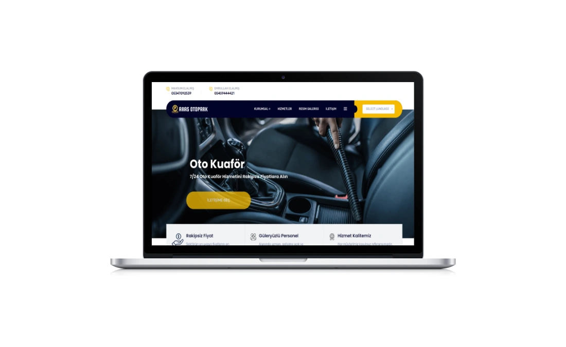 Otopark Web Tasarım