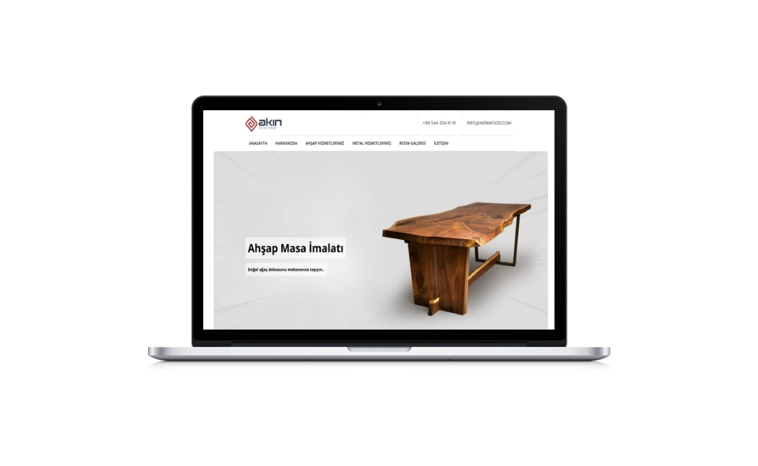 Ahşap & Mobilya Web Tasarım