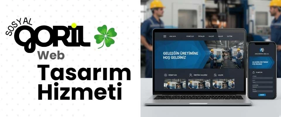 Endüstri Web Tasarımı | SEO Uyumlu, Kurumsal ve Mobil Dostu Site Endüstri Web Tasarımı - Fabrika ve Sanayi Şirketleri için Profesyonel Web Sitesi