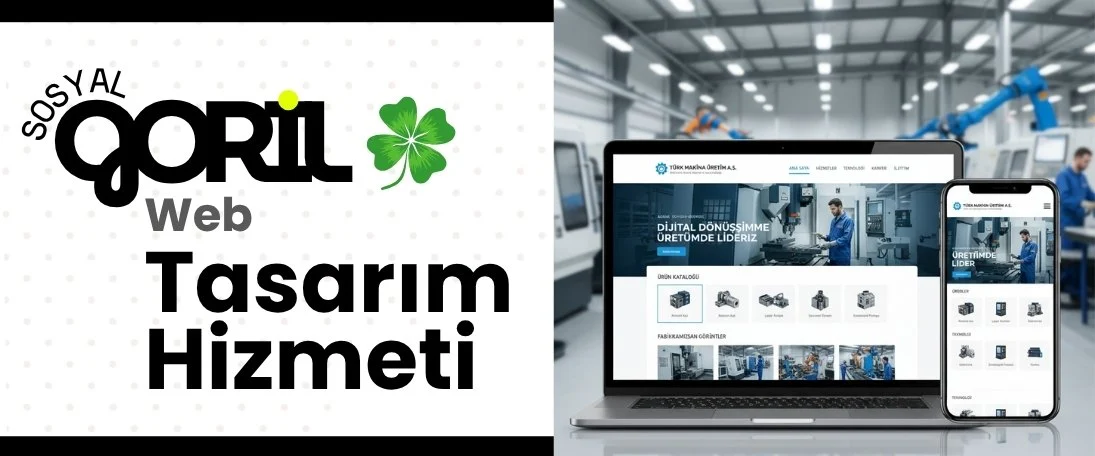 Üretim Web Tasarımı | SEO Uyumlu, Kurumsal ve Mobil Dostu Sanayi Web Sitesi Üretim Web Tasarımı - Fabrika, Sanayi ve Endüstri Şirketleri için Profesyonel Web Sitesi