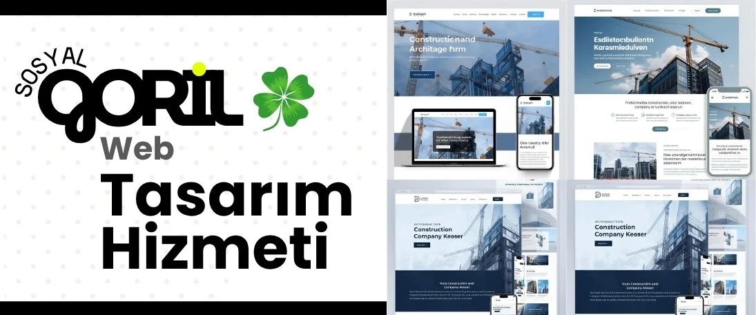 İnşaat Web Tasarımı | SEO Uyumlu, Kurumsal ve Mobil Dostu Yapı Firması Web Sitesi İnşaat ve Yapı Web Tasarımı - Müteahhit ve Proje Firmaları için Profesyonel Web Sitesi