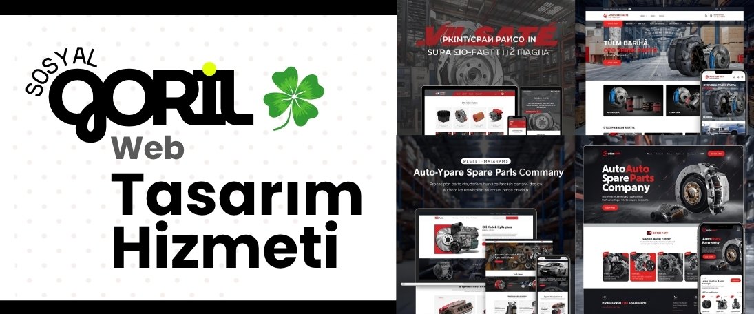 Otomotiv Yedek Parça Web Sitesi | Dijitalde Güven Veren Profesyonel Web Tasarımı Otomotiv Yedek Parça Web Sitesi - Modern, Mobil Uyumlu ve SEO Uyumlu Web Tasarımı