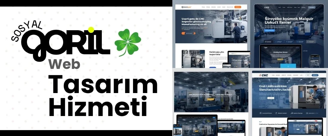 CNC Web Tasarımı | Endüstri ve Üretim Firmalarına Özel SEO Uyumlu Web Sitesi Tasarımı CNC Web Tasarımı - Makine İmalatı, Freze ve Torna Firmaları için Profesyonel Web Sitesi