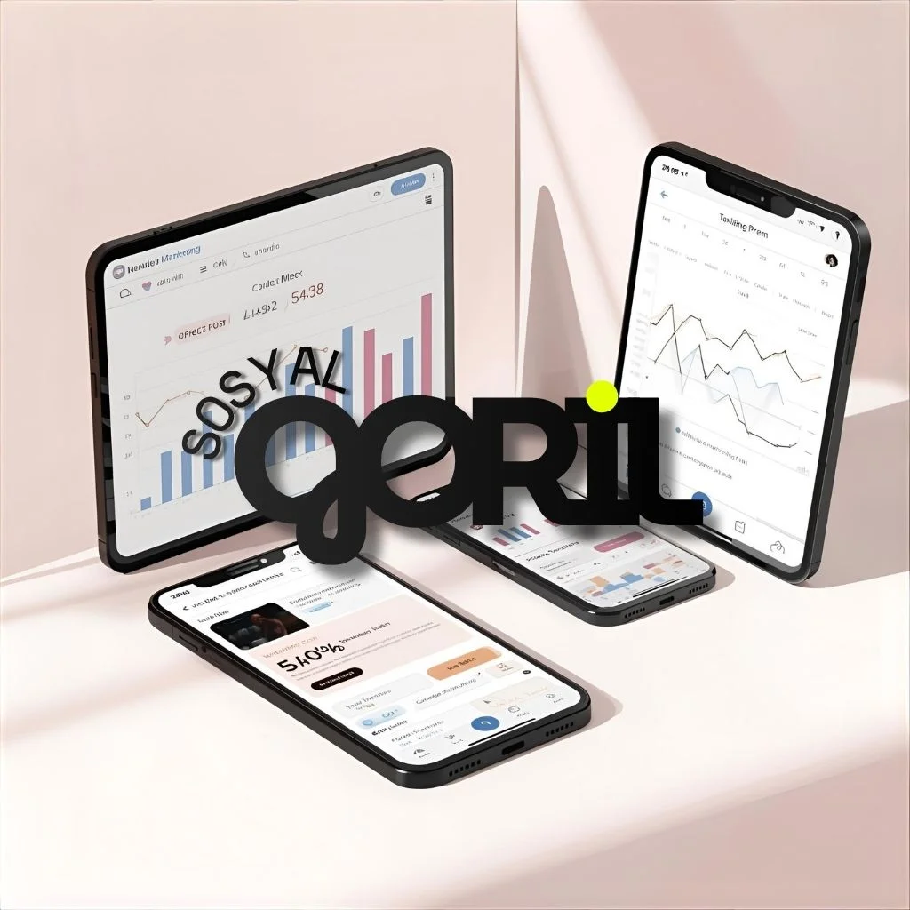 Sosyal medya y&ouml;netimi, i&ccedil;erik stratejisi ve marka g&ouml;r&uuml;n&uuml;rl&uuml;ğ&uuml;n&uuml; artırmaya y&ouml;nelik dijital pazarlama s&uuml;re&ccedil;lerini yansıtan profesyonel sosyal medya planlama aray&uuml;z&uuml;.